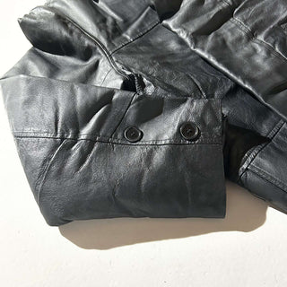 00's キルティング レザー カーコート