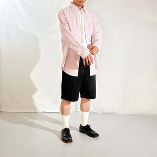 00's Brooks Brothers "Supima Cotton" ストライプ オックスフォード ボタンダウン L/Sシャツ