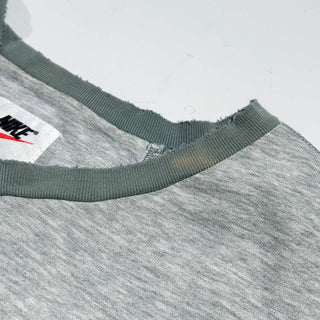 90's～00's NIKE ボロ センタースウッシュ Vネック スウェット シャツ