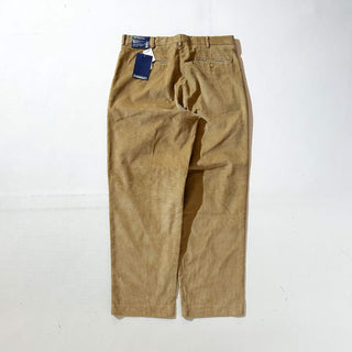 90's～ "deadstock" LANDS' END ２タック コーデュロイ パンツ (BRONZE 35×30)