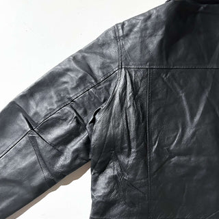 00's キルティング レザー カーコート