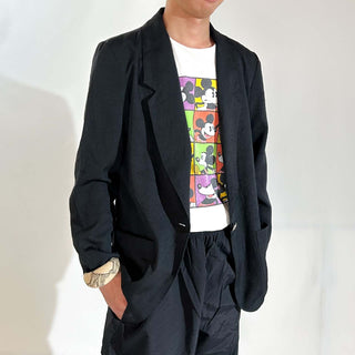 80's "made in USA" Disney "Andy Warhol Pattern" ミッキー アート プリント Tシャツ