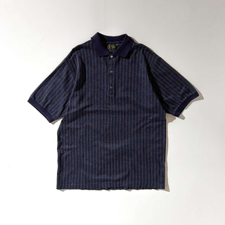 90's "made in ITALY" Bobby Jones ストライプ S/Sポロシャツ