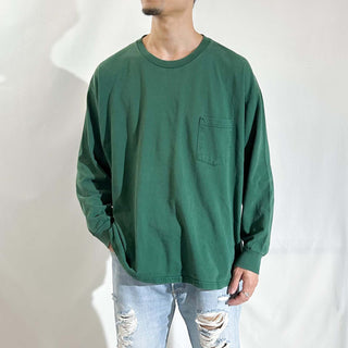 90's "made in USA" LEE 無地 ポケット カットソー