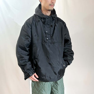 00's UTILITY 裏キルティング アノラックタイプ ハーフジップ シェル ジャケット