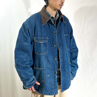 70's KEY IMPERIAL 裏ブランケット ボロ カバーオール ジャケット