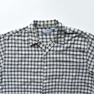 00's X.DRIVE オープンカラー チェック S/Sシャツ