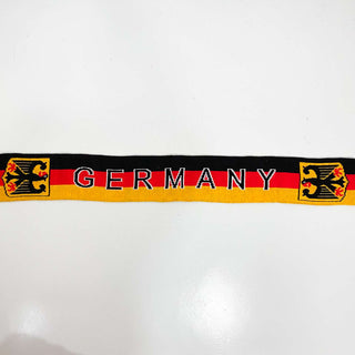 vintage "GERMANY DEUTSCHLAND" アクリル  ニット マフラー