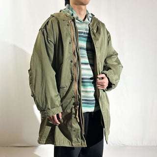 90's～00's リバーシブル マルチボーダー×グレー スウェット パーカ