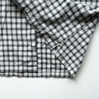 00's X.DRIVE オープンカラー チェック S/Sシャツ