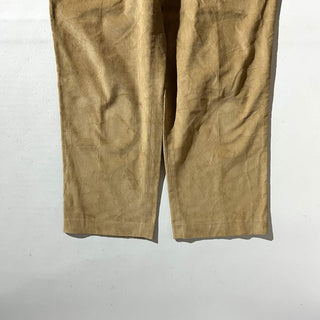 90's～ "deadstock" LANDS' END ２タック コーデュロイ パンツ (BRONZE 35×30)