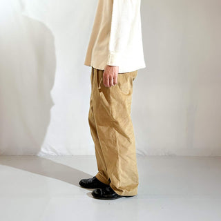 90's～ "deadstock" LANDS' END ２タック コーデュロイ パンツ (BRONZE 35×30)