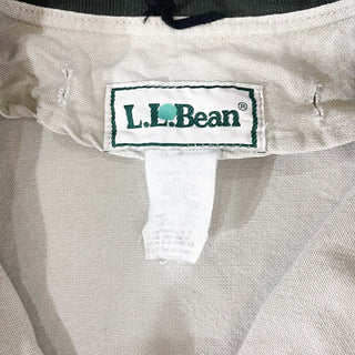 L.L.Bean ホワイト 襟コーデュロイ ハンティング ジャケット