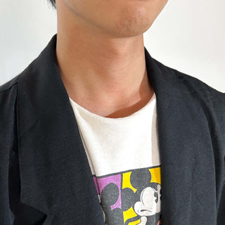 90's  REQUIREMENTS ブラック ポリエステル×レーヨン イージー ジャケット