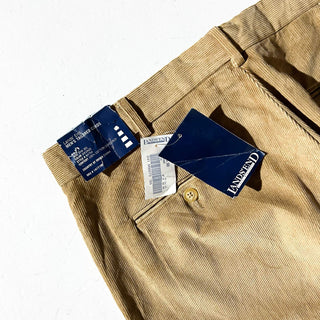90's～ "deadstock" LANDS' END ２タック コーデュロイ パンツ (BRONZE 35×30)
