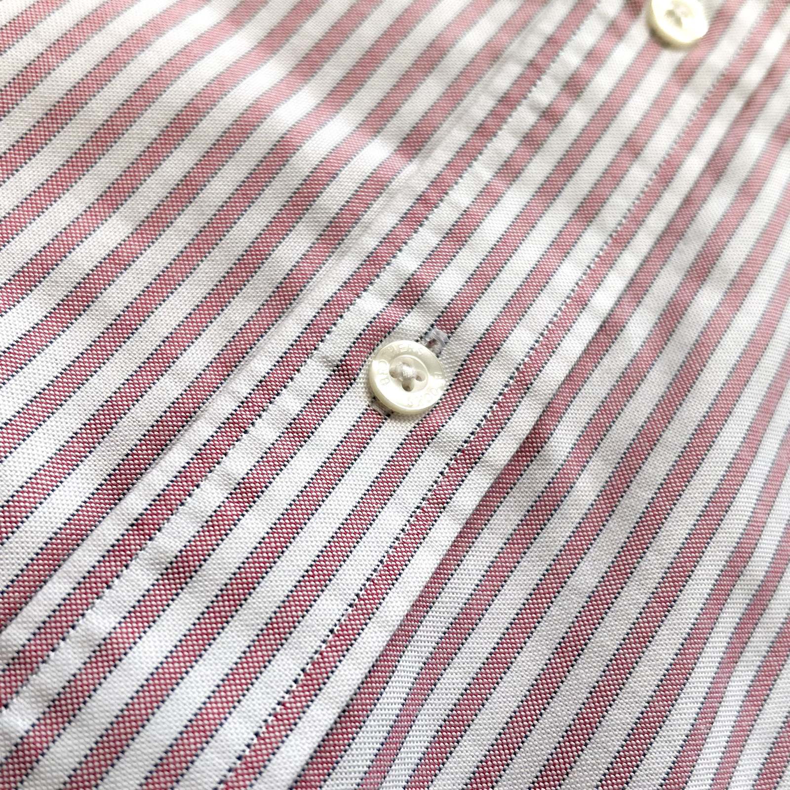 00's Brooks Brothers "Supima Cotton" ストライプ オックスフォード ボタンダウン L/Sシャツ
