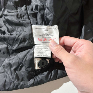 00's キルティング レザー カーコート