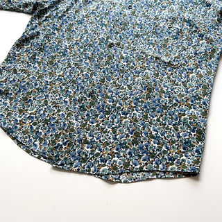 00's Structure レーヨン 総柄 レギュラーカラー S/Sシャツ