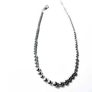 silver925 ナバホパール風 ネックレス