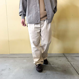 80's～90's "made in USA" L.L.Bean 2タック チノ パンツ