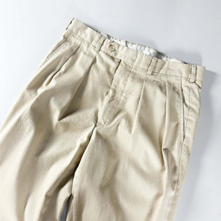 80's～90's "made in USA" L.L.Bean 2タック チノ パンツ