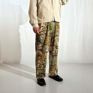 90's～00's Cabela's ドローコード カモフラージュ スウェット パンツ