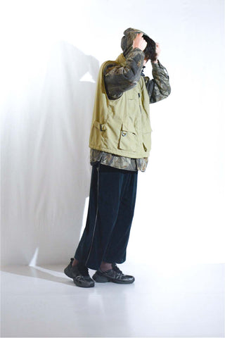 90's～00's EVERLAST ブラック ドローコード ベロア クロップド パンツ