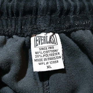 90's～00's EVERLAST ブラック ドローコード ベロア クロップド パンツ