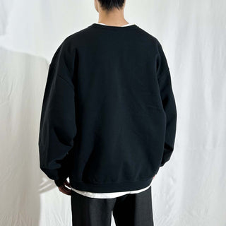 90's～ "coca cola" ブラック 企業 ワンポイント スウェット シャツ