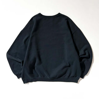 90's～ "coca cola" ブラック 企業 ワンポイント スウェット シャツ