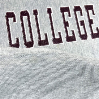 90's champion "極太アーム" リバースウィーブ カレッジ プリント スウェット シャツ
