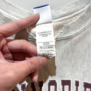 90's champion "極太アーム" リバースウィーブ カレッジ プリント スウェット シャツ