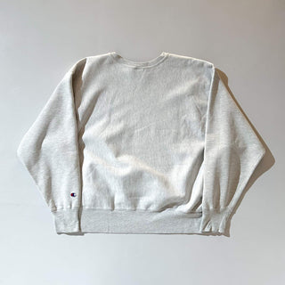 90's champion "極太アーム" リバースウィーブ カレッジ プリント スウェット シャツ