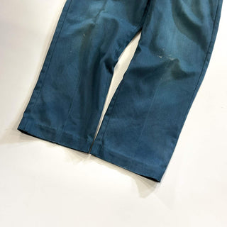 90's "made in USA" Dickies ペンキ 874 ワーク パンツ(ブルーグリーン)