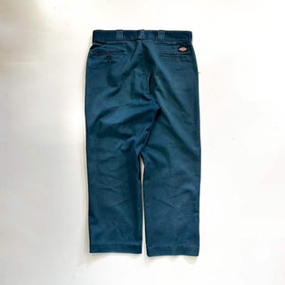 90's "made in USA" Dickies ペンキ 874 ワーク パンツ(ブルーグリーン)