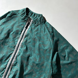90's "made in USA" L.L.Bean illumi NITE ドローコード 総柄 リフレクタ― サイクリング ジャケット