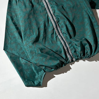 90's "made in USA" L.L.Bean illumi NITE ドローコード 総柄 リフレクタ― サイクリング ジャケット