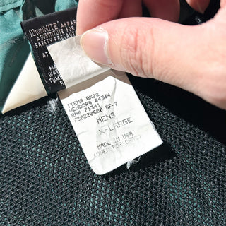 90's "made in USA" L.L.Bean illumi NITE ドローコード 総柄 リフレクタ― サイクリング ジャケット