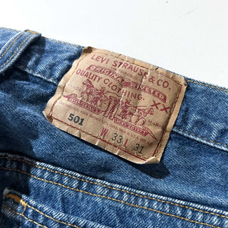 90's "made in USA" Levi's 501 ストレート デニム パンツ (33×31)