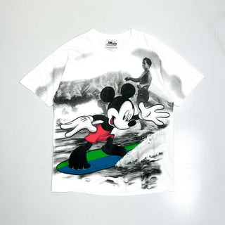 90's "made in USA" MICKEY by Jerry Leigh オールオーバー プリントTシャツ