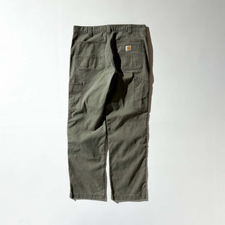 Carhartt オリーブ ダブルニー ダック パンツ