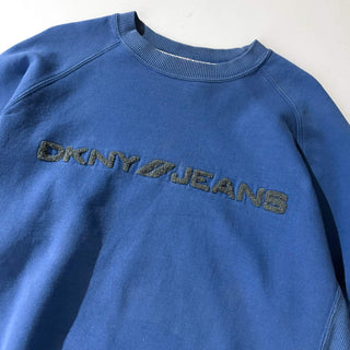 DKNY jeans リバースウィーブタイプ ブランドネーム プリント スウェット シャツ