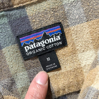Patagonia オーガニックコットン マルチチェック L/Sネルシャツ