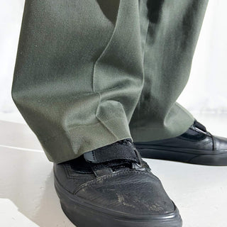 70's "made in USA" LEE "42Talon" オリーブ ワーク パンツ