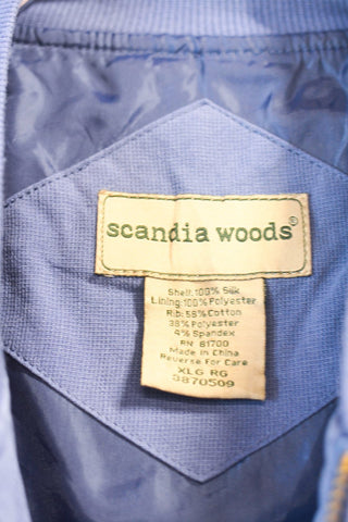 90's～ Scandawoods シルク ブルゾンジャケット