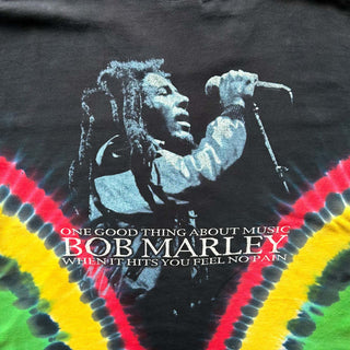 00's "made in USA" ZION "Bob Marley" タイダイ 両面プリント Tシャツ