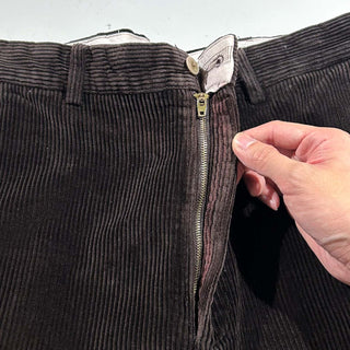 00's SAVANE ブラウン ワイド コーデュロイ パンツ