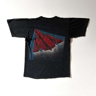 ～90's "made in USA" ONEITA "SR-71" フェード 両面プリント Tシャツ