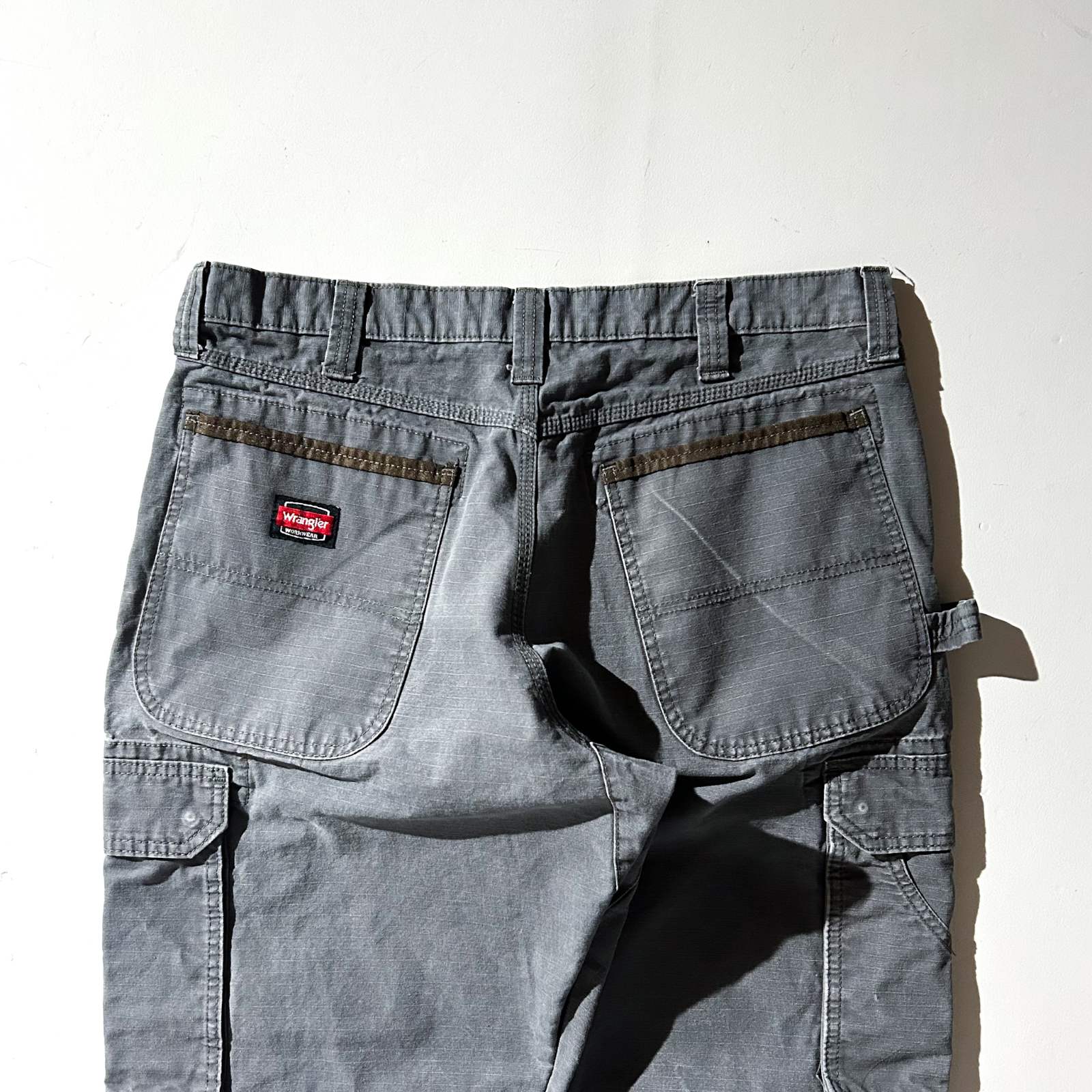 古着–00's Wrangler リップストップ ダブルニー カーゴ パンツ