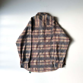 90's ORVIS ネイティブ ジャガード L/Sシャツ